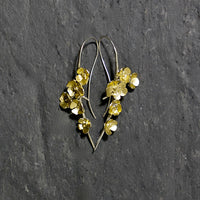 Apple Blossom Large Drop Earrings Flower Jewellery