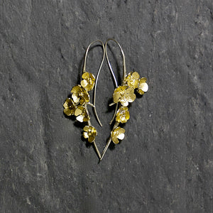 Apple Blossom Large Drop Earrings Flower Jewellery