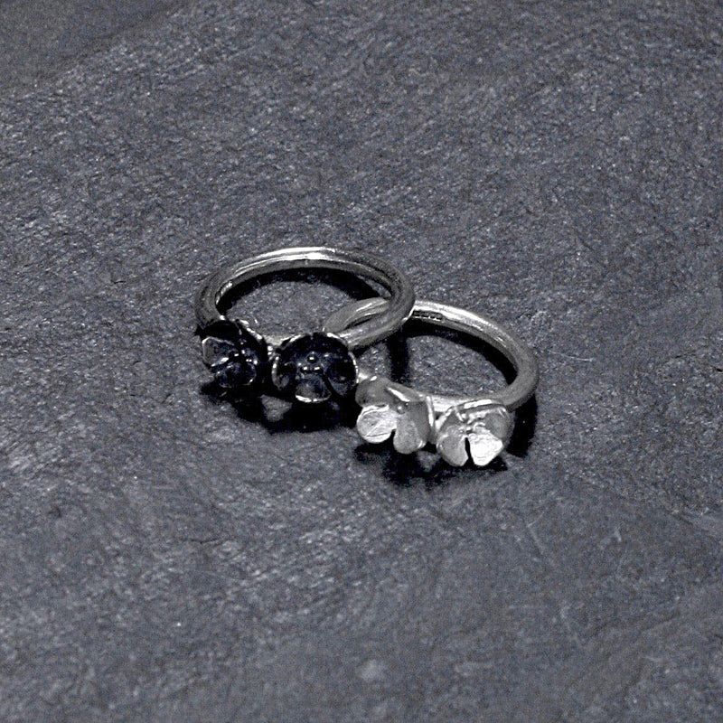 Apple Blossom 2 Flower Ring - Handmade Jewellery