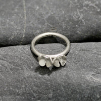 Apple Blossom 2 Flower Ring - Handmade Jewellery