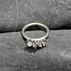 Apple Blossom 2 Flower Ring - Handmade Jewellery