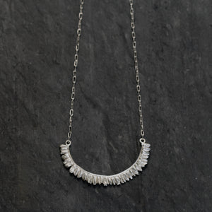 Fern Half Moon Necklace