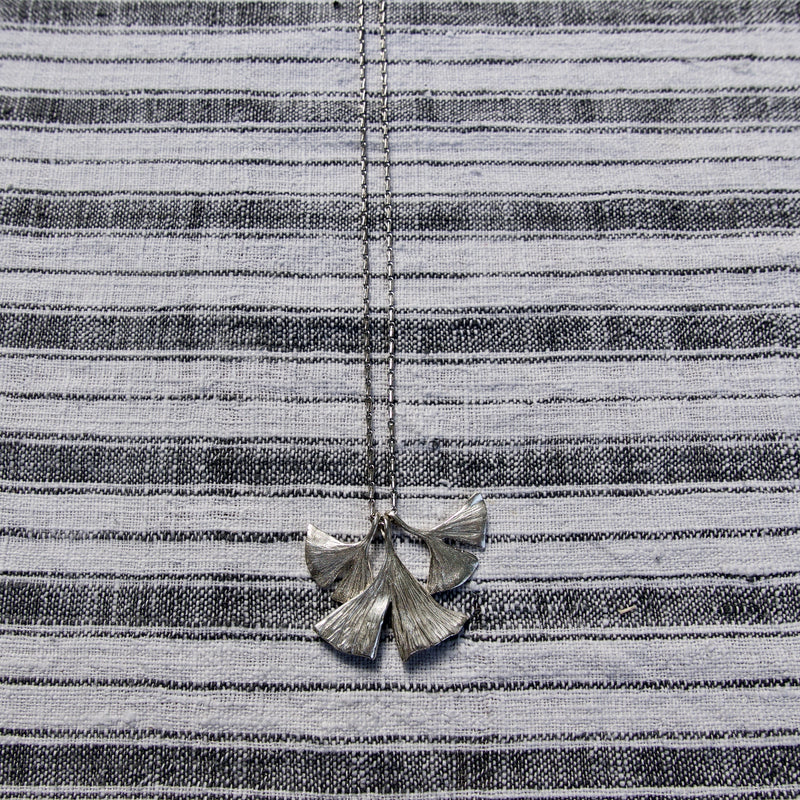 Gingko Long Necklace