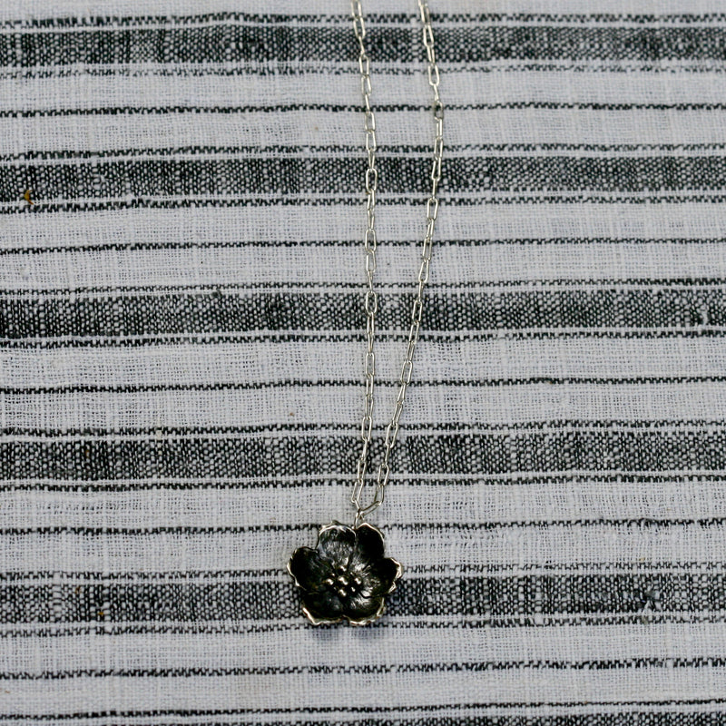 Small Wild Rose Necklace
