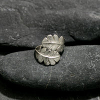 Oak Leaf Double Ring
