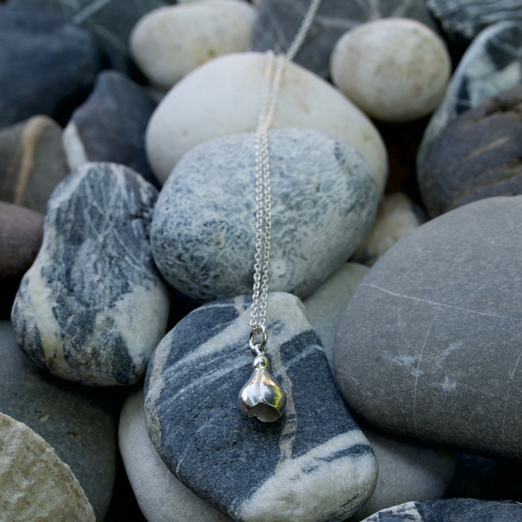 Snowdrop Small Necklace - Handmade Floral Jewellery